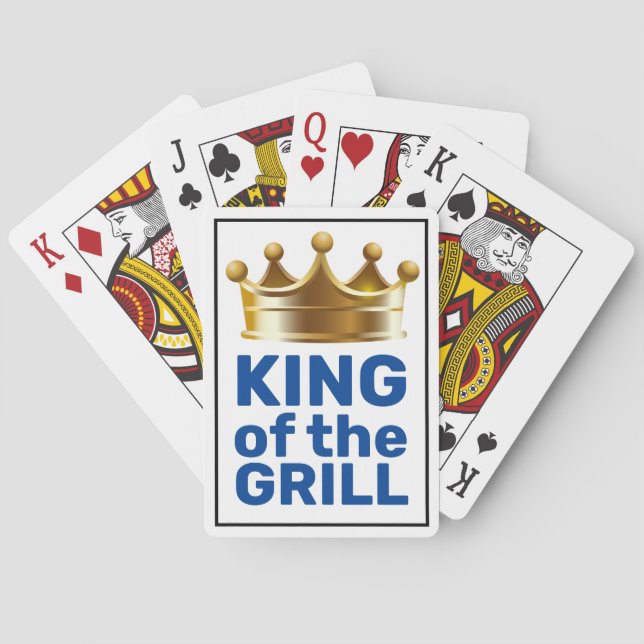 King Of The Grill Poker Cards (Back)