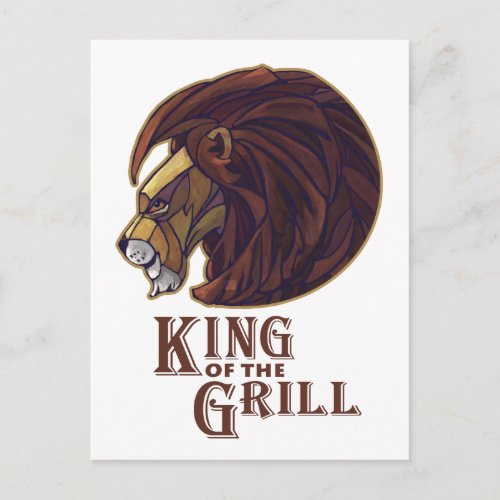 King of the Grill Postcard
