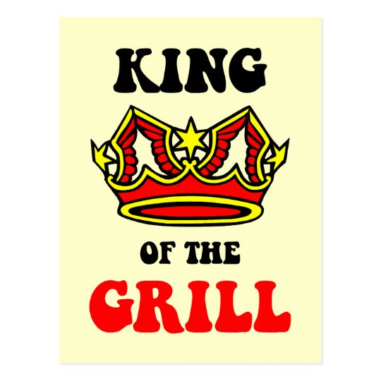King of the Grill Postcard