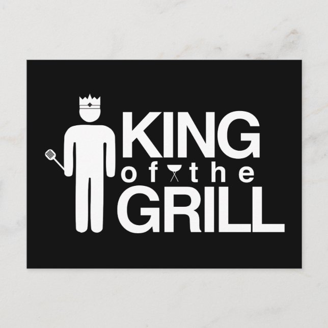 King of the Grill Postcard (Front)