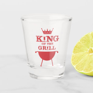 King Of The Grill, Red Shot Glass