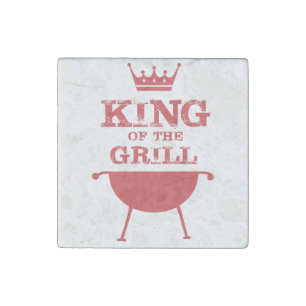 King Of The Grill, Red Stone Magnet