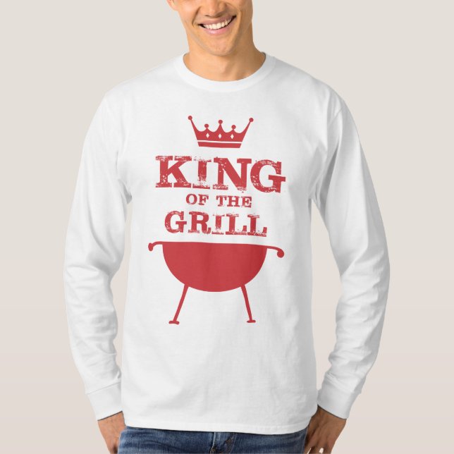 King Of The Grill, Red T-Shirt (Front)