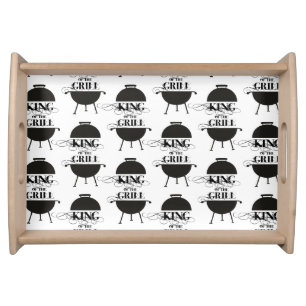 King Of The Grill Serving Tray