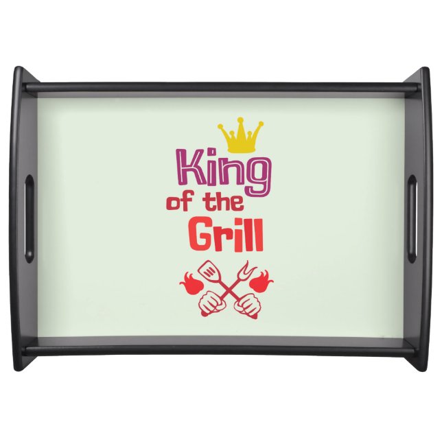 King Of The Grill Serving Tray (Front)