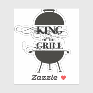 King Of The Grill Sticker