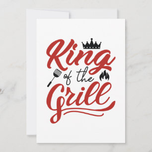 King Of The Grill Thank You Card