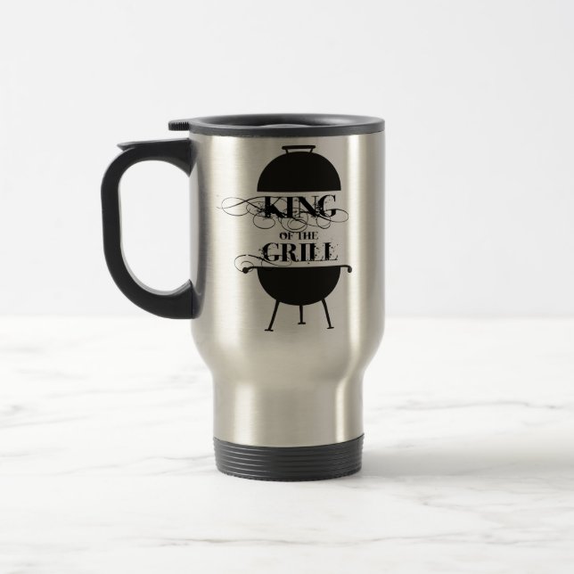 King Of The Grill Travel Mug (Left)