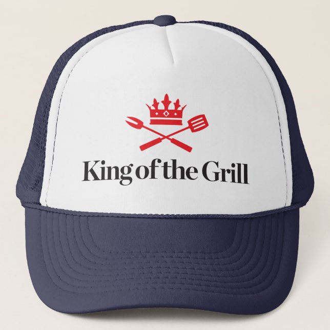 King of the Grill Trucker Hat (Front)