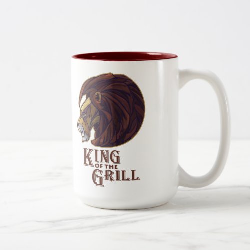 King of the Grill Two_Tone Coffee Mug