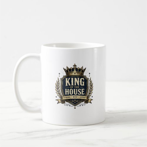 King of the House Funny Royal Dad Coffee Mug