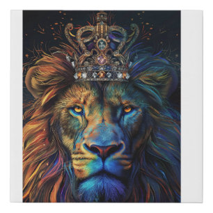 King of the Jungle1 Third Edition Faux Canvas Print