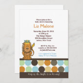 King of the Jungle 5x7 Baby Shower Invitations (Front/Back)