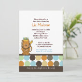 King of the Jungle 5x7 Baby Shower Invitations (Standing Front)