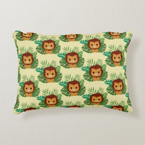 King of the Jungle Accent Pillow