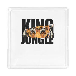 King of the Jungle Acrylic Tray