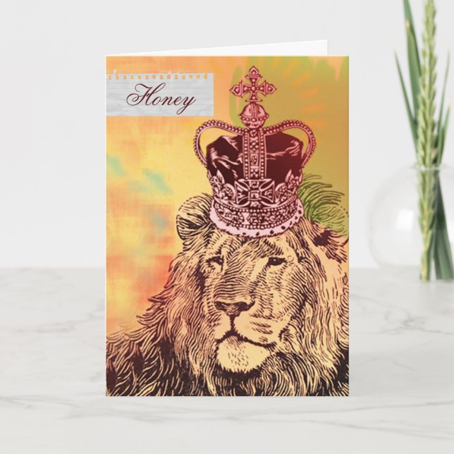 King of the Jungle  |  Anniversary Cards (Front)