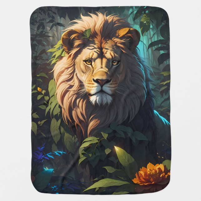 King of the Jungle | Baby Blanket (Front)