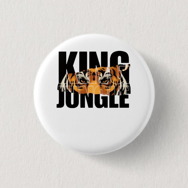 King of the Jungle Button (Front)