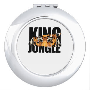 King of the Jungle Compact Mirror