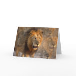 King of the Jungle Greeting Card