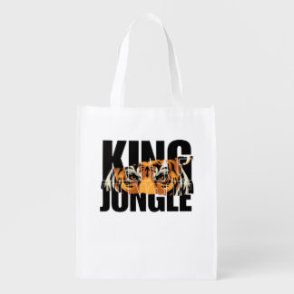 King of the Jungle Grocery Bag