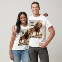 "King of the Jungle: Lion Print T-Shirt"