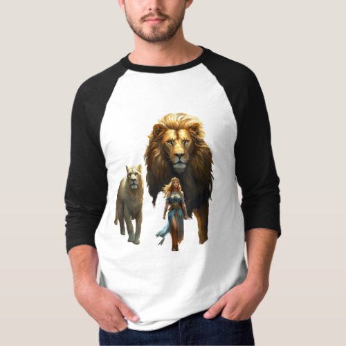 King of the Jungle Lions Majestic Gaze 2024 Edi T_Shirt