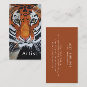 King of the Jungle Painting by Alfred Fox Business Card