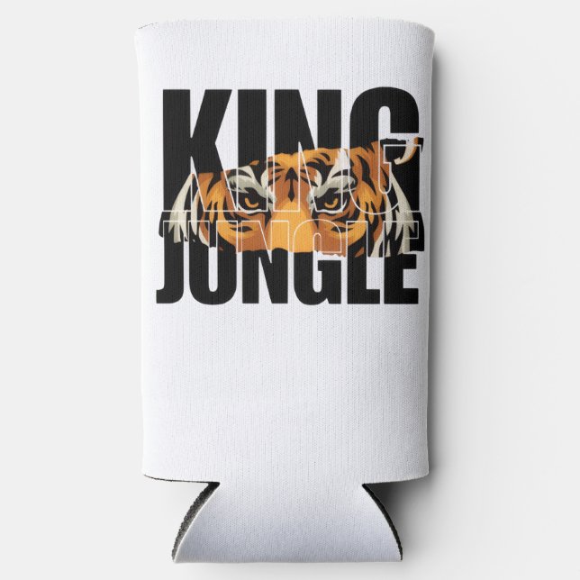 King of the Jungle Seltzer Can Cooler (Front)