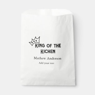 King of the kitchen add name chef bakery cooking t favor bag