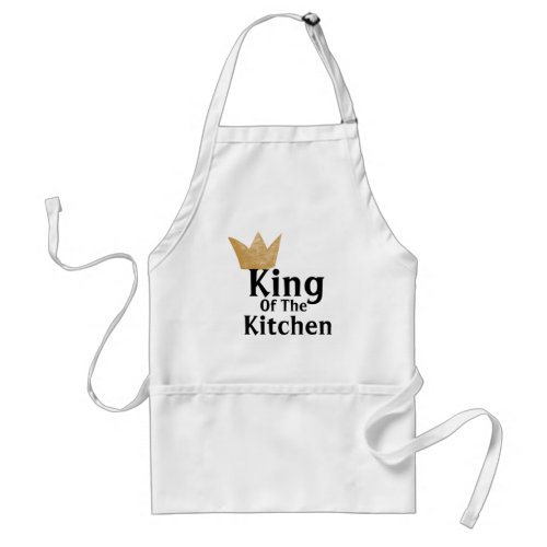 King Of The Kitchen Adult Apron