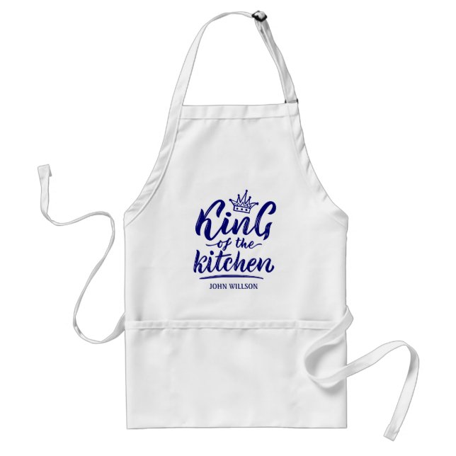  King of the Kitchen Crown Adult Apron (Front)