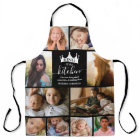 King of the Kitchen Photo Collage Apron