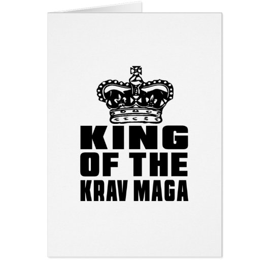 KING OF THE KRAV MAGA CARDS (Front)