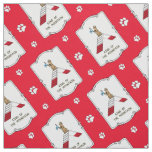 King of the Mountain Dog Agility Design Fabric