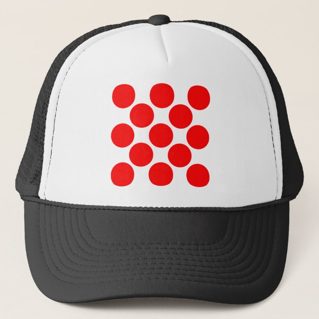 King of the Mountain dots Trucker Hat (Front)