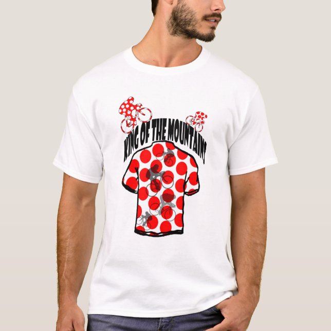 King of the mountains Cycling in France 2014 T-Shirt (Front)