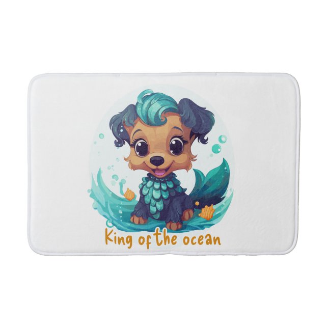 King of the ocean bath mat (Front)