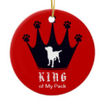 King of the Pack Ceramic Ornament