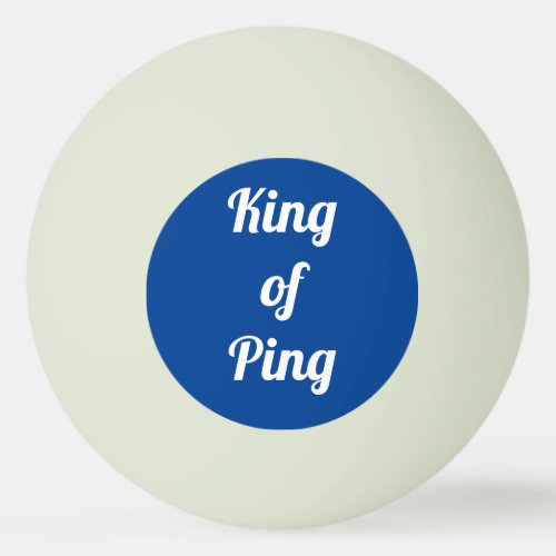 King of the Ping Glow in the Dark Ping Pong Ball