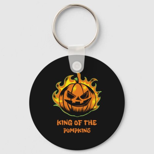 King Of The Pumpkins Halloween Men Couple Matching Keychain