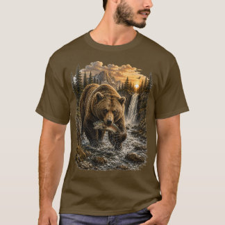 King of the Rapids – Vintage Grizzly Bear T-Shirt