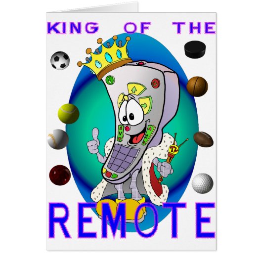 KING of the REMOTE Cards (Front)