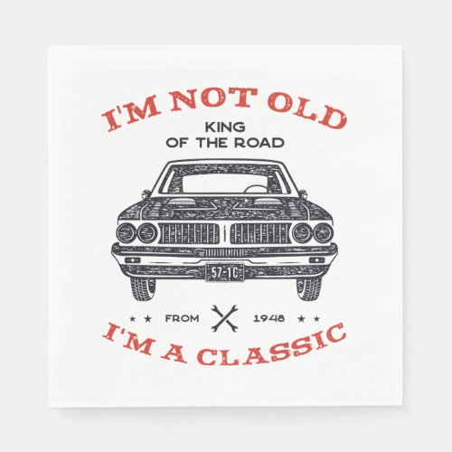 King Of The Road From 1948 Napkins