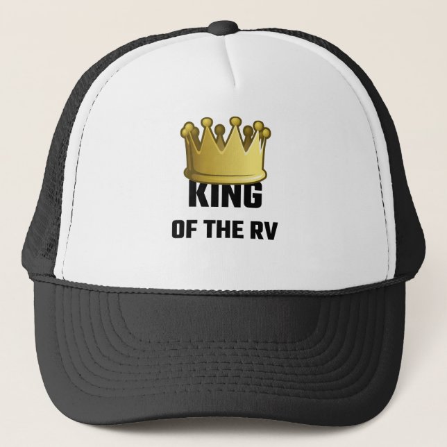 King Of The RV Trucker Hat (Front)