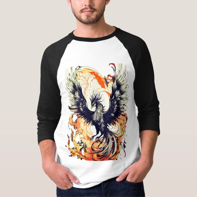 King of the Sky Eagle Swooping Design – T-Shirt (Front)