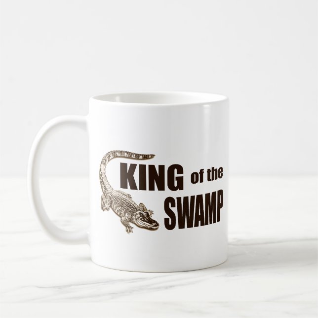 King of the Swamp - Gator Hunter Coffee Mug (Left)