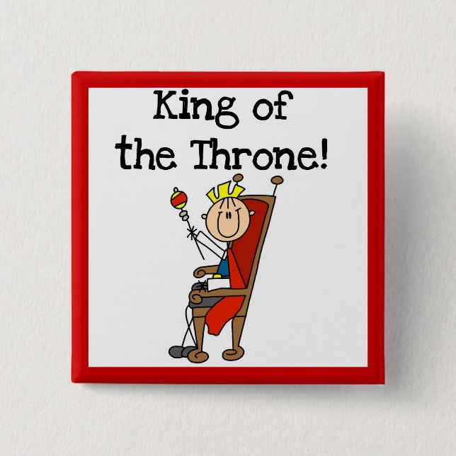 King of the Throne Button (Front)