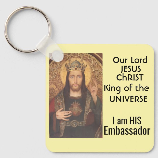 King of  the Universe Keychain (Front)